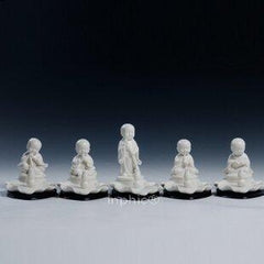 INPHIC-點香器 手工插香器 陶瓷佛具 佛堂用品 純白小沙彌