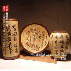 INPHIC-陶瓷工藝品三件套家居擺飾擺設現代時尚藝術瓷裝飾品 ※ 詠梅