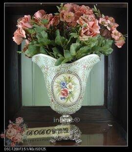 INPHIC-仿古廣口仿舊陶花瓶A花器復古歐美韓日田園家飾擺件擺飾