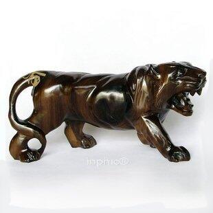 INPHIC-越南紅木雕工藝品擺飾 下山虎 大款30生肖虎 招財進寶