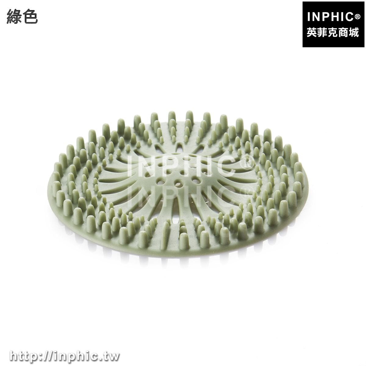 INPHIC-浴室地漏蓋水槽過濾網廚房下水道排水口防堵頭髮濾網水池塞垃圾隔-綠色兩入