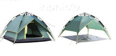 INPHIC-自由行帳篷 戶外露營雙人雙層防暴雨速開自動多人帳篷 帶地墊