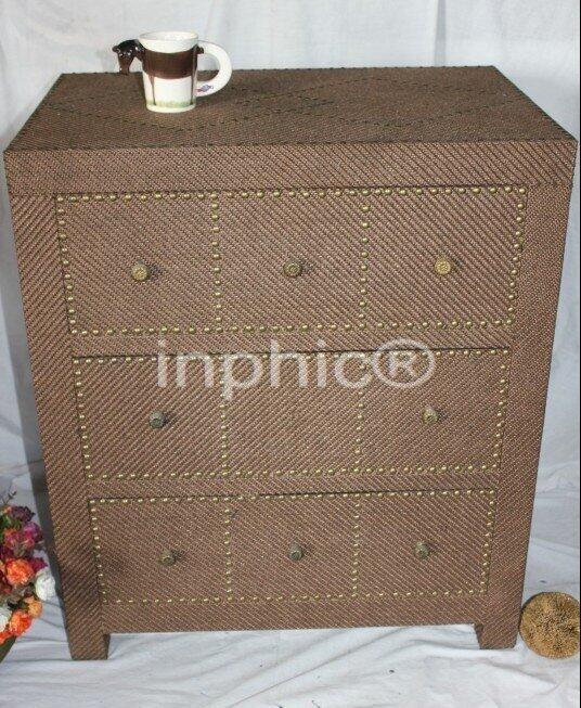 INPHIC-仿舊傢俱 仿舊亞麻櫃子 斗櫃 櫥櫃