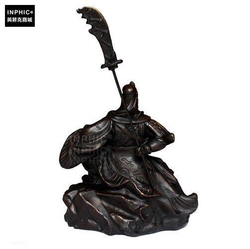 INPHIC-佛像 開光純銅關公像車飾銅關公工藝品銅關公裝飾