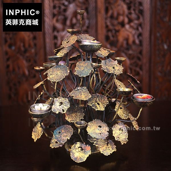 INPHIC-擺設藝品裝飾擺飾東南亞鐵藝燭臺泰國家居飾品