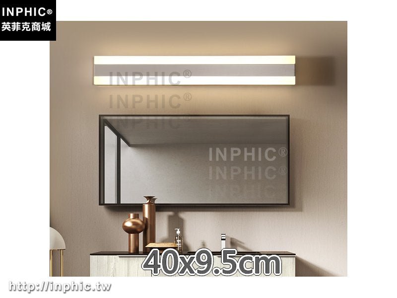 INPHIC-化妝燈浴室鏡燈燈具防水鏡子燈led現代防霧鏡前燈簡約-40x9.5cm