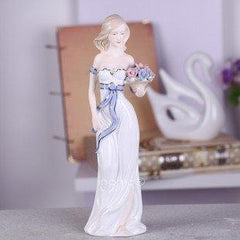 INPHIC-歐式風格家居擺飾 陶瓷工藝品 西洋美女 優雅花仙子 田園風格擺飾