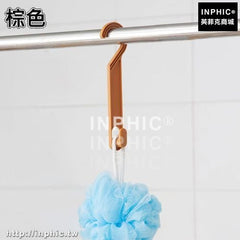 INPHIC-門後掛衣鉤創意浴室置物架晾衣架衣櫃衣掛衣架衣服掛鉤排鉤衣帽鉤-五入-棕色