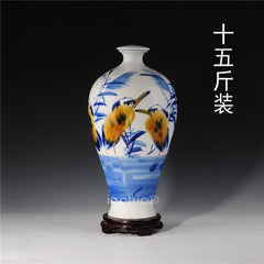 INPHIC-景德鎮十五斤梅瓶 15斤手繪青花陶瓷酒瓶 密封酒罈其它酒具