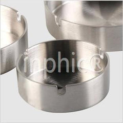 INPHIC-金屬高質感簡約不鏽鋼煙灰菸灰缸 酒吧煙灰菸灰盅 家居日用加厚耐摔 大款
