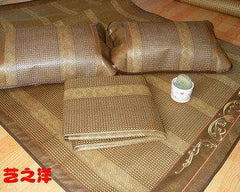 INPHIC-藤席 折疊涼席 草席 1.5米 夏天涼席 三件套 加密 加厚