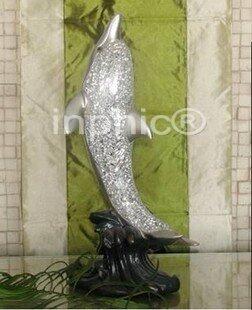 INPHIC-歐式客廳裝飾擺飾家具飾品泰國田園家居嬉戲海豚