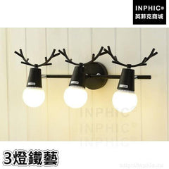 INPHIC-北歐燈具化妝臺LED壁燈鏡前燈鏡櫃燈浴室臥室-3燈鐵藝
