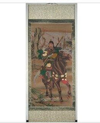 INPHIC-精品 山水畫國畫 佛教客廳裝飾畫 關公 四尺已裝裱