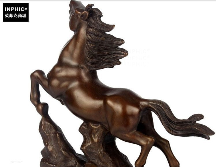 INPHIC-開運 開光純銅馬辦公室銅奔馬裝飾品銅馬工藝品