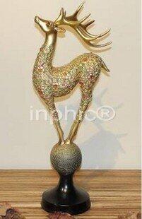 INPHIC-歐式客廳裝飾擺飾飾品泰國田園家居站球 羚羊