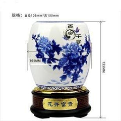 INPHIC-花開富貴 青花瓷筆筒創意時尚 實用生日禮物 商務禮品 同事