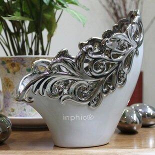 INPHIC-韓式陶瓷花瓶  花瓶歐式 花瓶擺飾 家居飾品 送3擺飾蛋