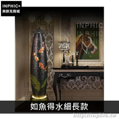 INPHIC-擺飾流水噴泉招財蛋客廳加濕器裝飾家居辦公室開業風水輪歐式-如魚得水細長款