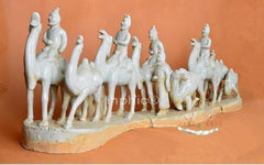 INPHIC-絲綢之路 復古唐三彩陶瓷駱駝藝術收藏家居飾品酒店別墅門廳擺飾