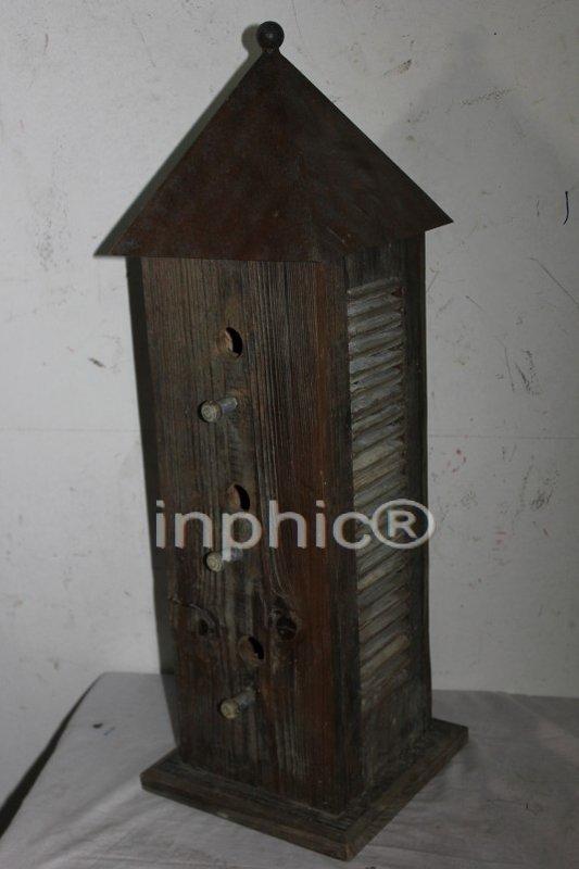 INPHIC-仿舊實木工藝 木屋房子擺飾