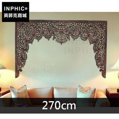 INPHIC-門廳泰國木雕門楣鏤空掛落裝飾品玄關-270cm