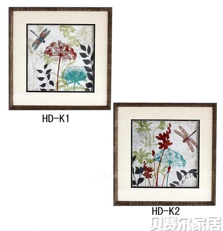 INPHIC-現代簡約 裝飾畫   歐式仿舊畫框 現代壁畫