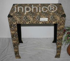 INPHIC-歐式風格家居飾品 仿舊皮革吧椅 豹紋花架凳子
