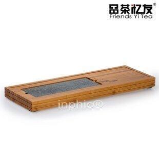 INPHIC-高級孟宗竹烏金石茶盤茶味禪心 黑金石板茶海