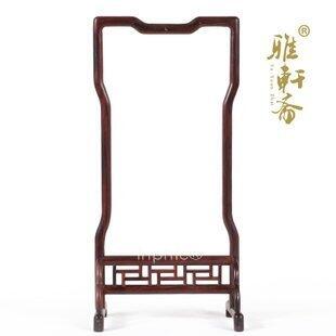 INPHIC-紅木工藝品 吊玉架 紅酸枝木雕首飾架 40 明式毛筆架