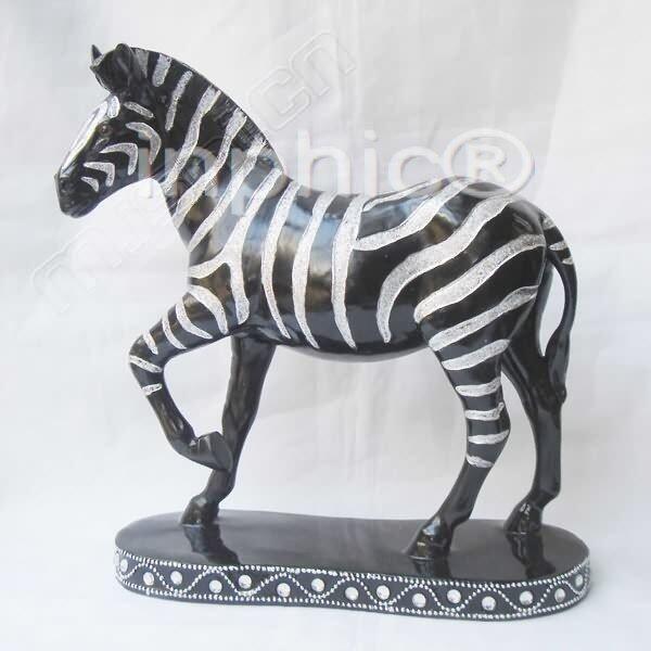 INPHIC-歐式客廳裝飾擺飾傢俱飾品泰國田園家居斑馬