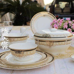 INPHIC-景德鎮陶瓷器56頭餐具套裝鍋碗瓢盤碟