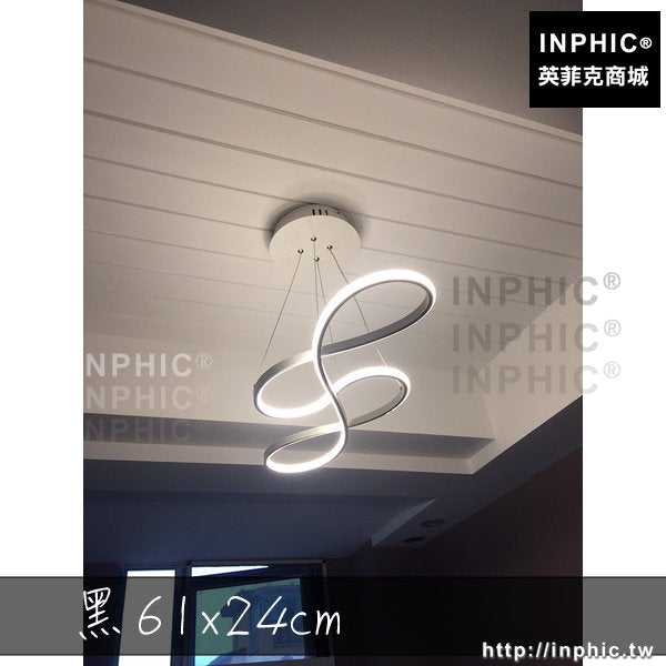INPHIC-客廳燈臥室燈餐廳 黑61x24cm吊燈現代房間燈簡約