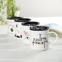 INPHIC-夜都市陶瓷杯 創意鑲鑽陶瓷杯 木蓋牛奶杯 早餐杯馬克杯