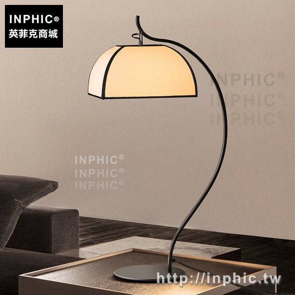 INPHIC-中式客廳現代飯店床頭臥室簡約新中式檯燈布質