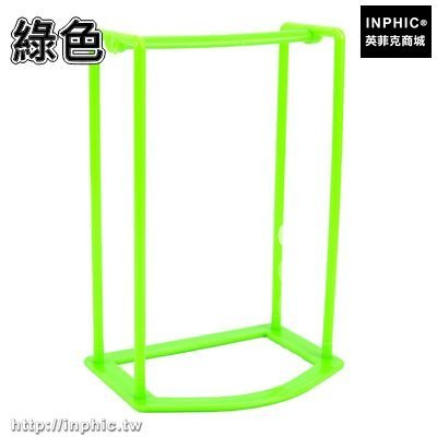 INPHIC-創意防滑衣架收納架塑膠衣架置物架衣櫃整理架晾曬架掛衣服架層架-綠色