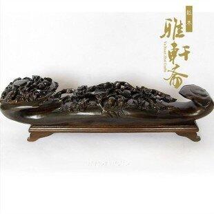 INPHIC-越南紅木工藝品 福壽桃如意擺飾 喜上眉梢 雙喜臨門