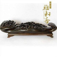 INPHIC-越南紅木工藝品 福壽桃如意擺飾 喜上眉梢 雙喜臨門