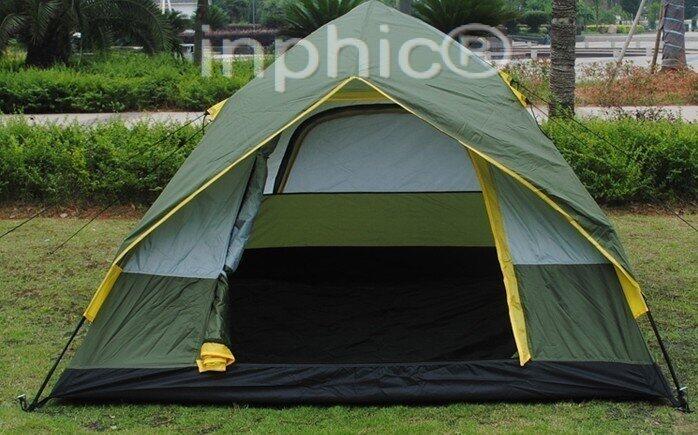 INPHIC-3-4人多人自動帳篷 戶外防暴雨雙人快開帳篷