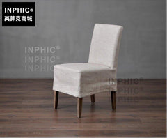 INPHIC-北歐布藝餐椅 簡約田園風布套椅 美式鄉村家具-A款
