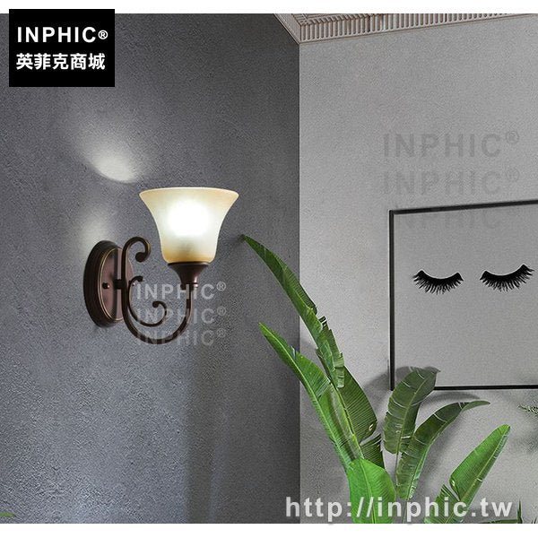 INPHIC-鏡前燈壁燈歐式玻璃鄉村廁所浴室床頭美式復古