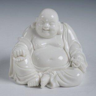 INPHIC-德化陶瓷裝飾品工藝品 4吋提珠彌勒佛陶瓷佛像