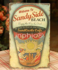 INPHIC-歐式仿舊 彩繪鐵皮畫 復古 抽象藝術壁掛