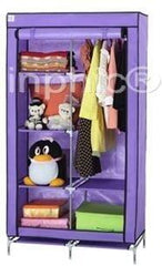 INPHIC-衣櫃 加固型雙排折疊簡易布衣櫃 無紡布單人