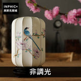 INPHIC-手繪布藝書房臥室蠶絲床頭燈新中式檯燈古典-非調光
