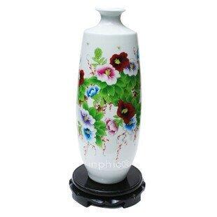 INPHIC-ZF-A037 景德鎮粉彩 手繪陶瓷花瓶 花開如意 收藏工藝品