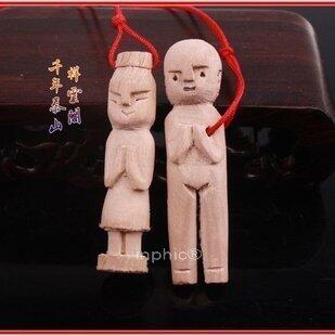 INPHIC-宗教 開光純桃木桃木人小兒幼兒避邪防驚嚇祛災靈界不騷擾