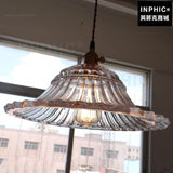 INPHIC-美式鄉村餐廳餐桌走廊燈復古水晶吊燈