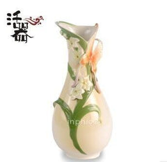 INPHIC-琺瑯世家 福慧雙修 琺瑯瓷花瓶花插 現代家居飾品客廳擺飾