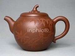 INPHIC-紫玉金砂紫砂手工清水泥茄段壺 270cc